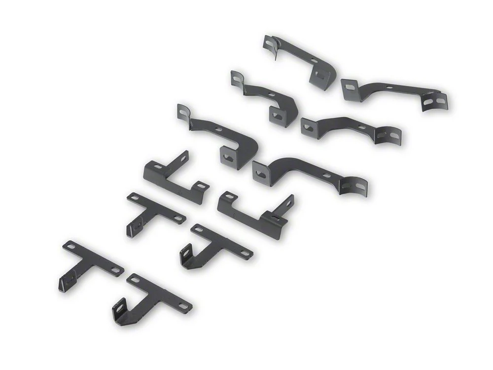 Jeep Licensed by RedRock 3-Inch Round Curved Side Step Bars; Textured Black (18-26 Jeep Wrangler JL 4-Door) - Image 6