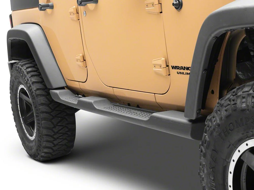 Jeep Licensed by RedRock ABS Side Steps with Jeep Logo (07-18 Jeep Wrangler JK 4-Door) - Image 7