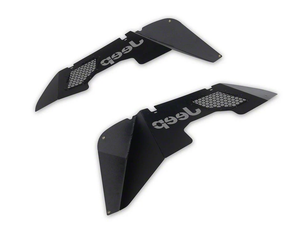 Jeep Licensed by RedRock Aluminum Inner Fender Liners; Front (18-26 Jeep Wrangler JL) - Image 3