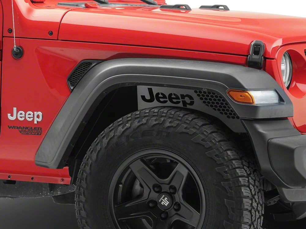 Jeep Licensed by RedRock Aluminum Inner Fender Liners; Front (18-26 Jeep Wrangler JL) - Image 8