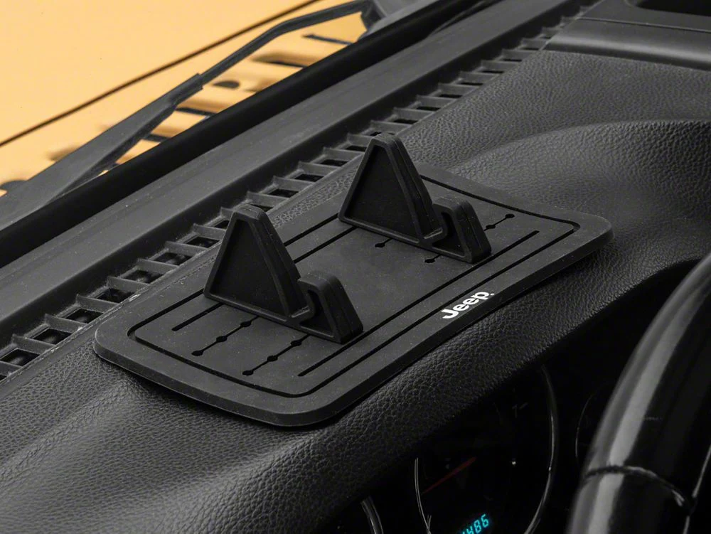 Jeep Licensed by RedRock Anti-Slip Dashboard Phone Holder (07-18 Jeep Wrangler JK)