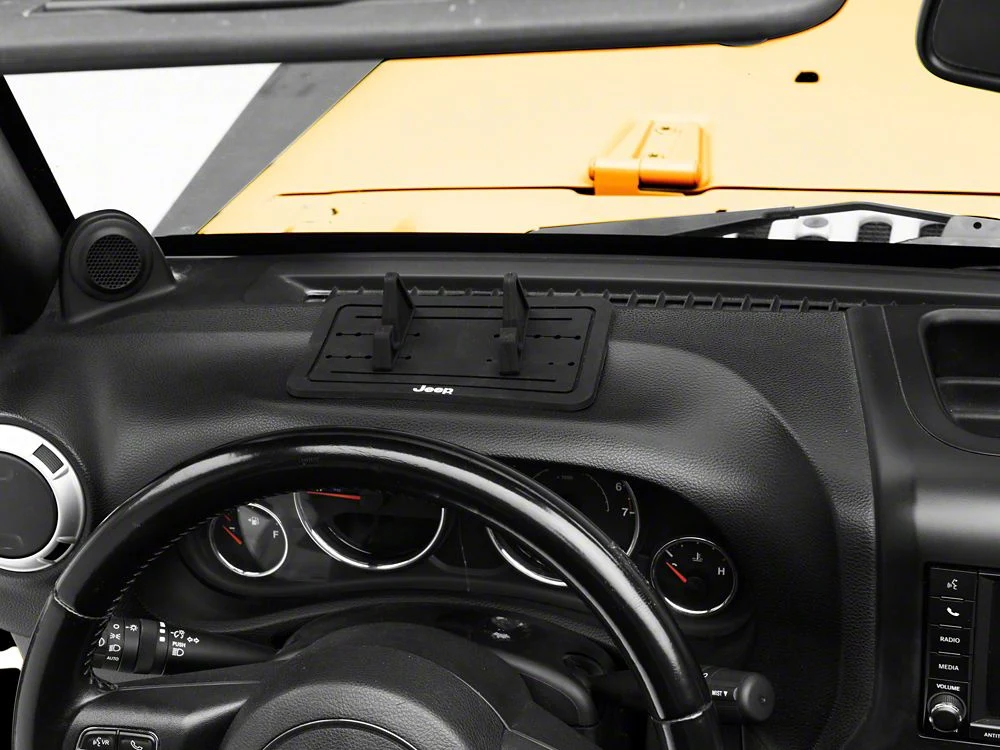 Jeep Licensed by RedRock Anti-Slip Dashboard Phone Holder (07-18 Jeep Wrangler JK) - Image 3