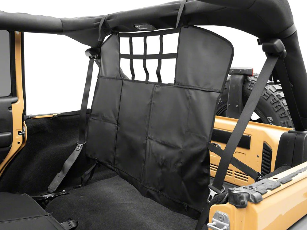 Jeep Licensed by RedRock Cargo Net/Pet Divider with Jeep Logo (07-18 Jeep Wrangler JK) - Image 8