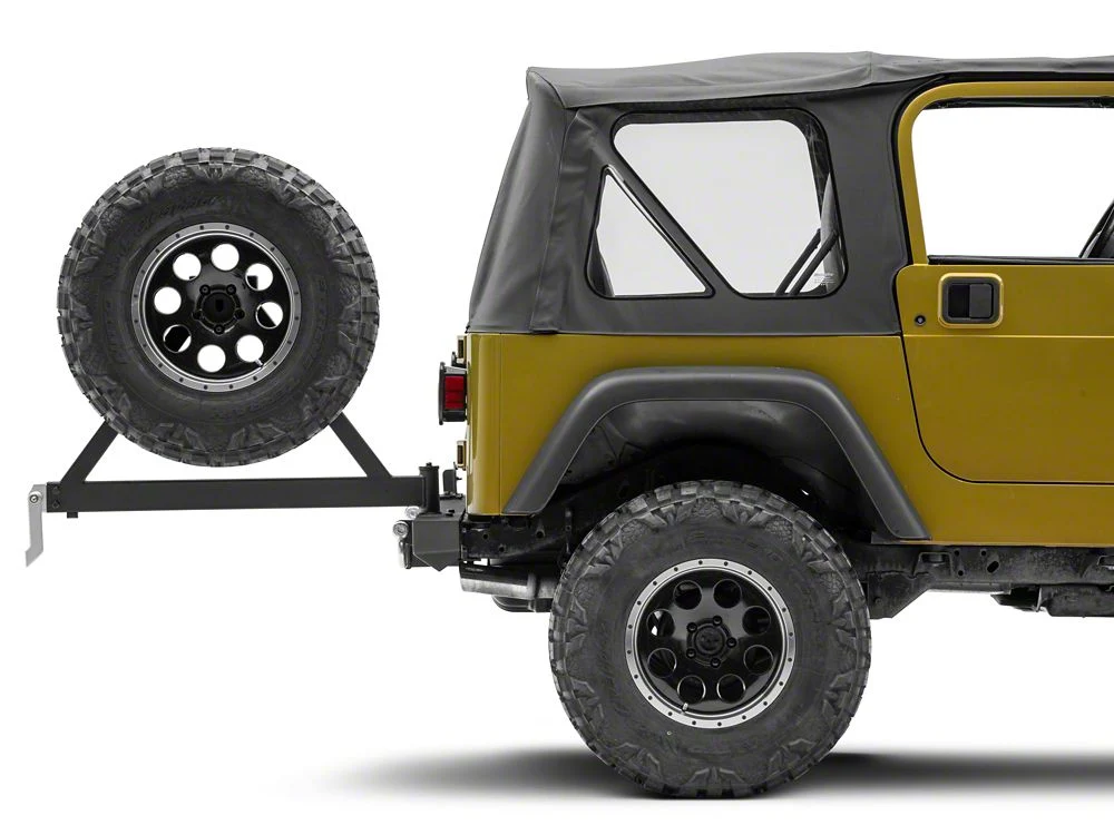 Jeep Licensed by RedRock Classic Rear Bumper with Tire Carrier and Jeep Logo (87-06 Jeep Wrangler YJ & TJ) - Image 6