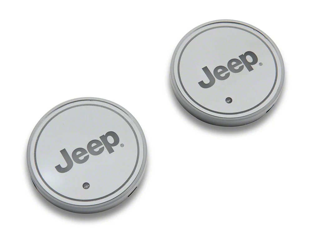 Jeep Licensed by RedRock Color Changing LED Cup Holder with Jeep Logo (07-25 Jeep Wrangler JK & JL) - Image 3