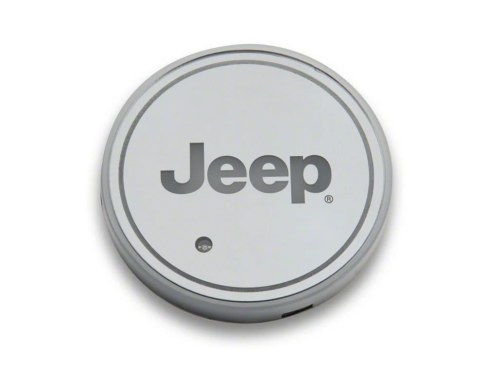Jeep Licensed by RedRock Color Changing LED Cup Holder with Jeep Logo (07-25 Jeep Wrangler JK & JL) - Image 4