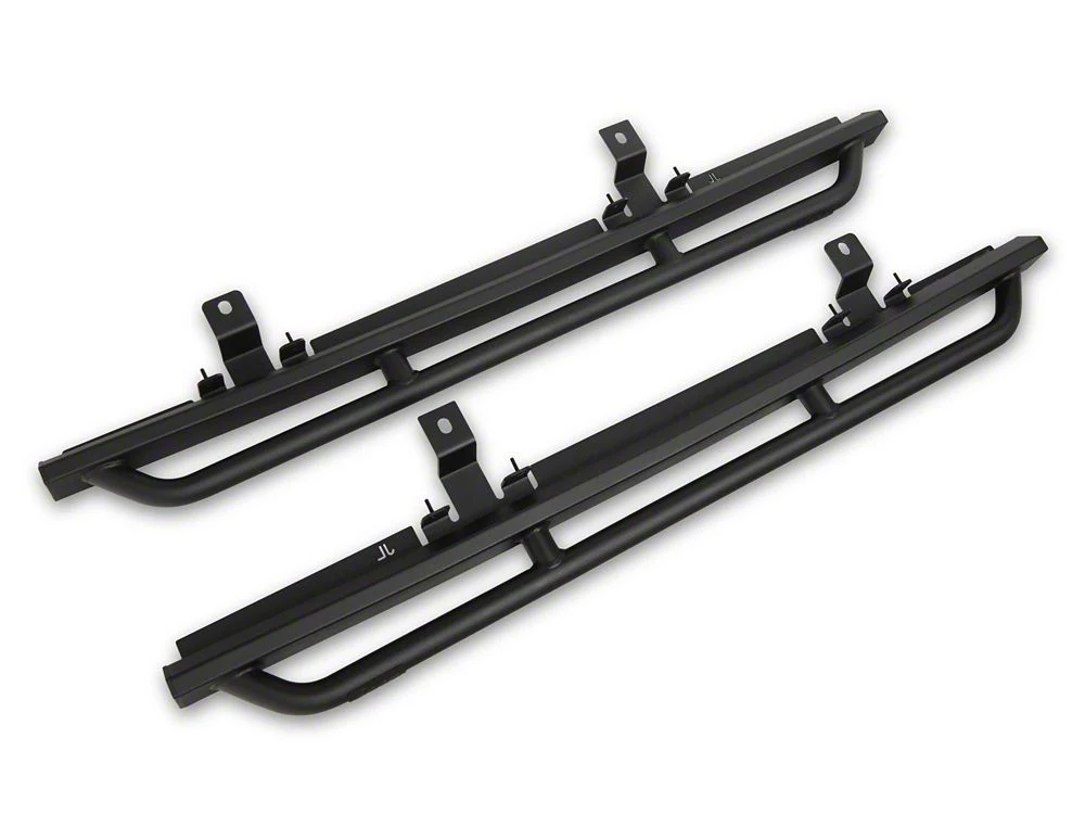 Jeep Licensed by RedRock Enhanced Rubi Rails; Textured Black (18-26 Jeep Wrangler JL 2-Door) - Image 3