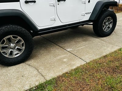 Jeep Licensed by RedRock Enhanced Rubi Rails with Jeep Logo; Textured Black (07-18 Jeep Wrangler JK 4-Door) - Image 16