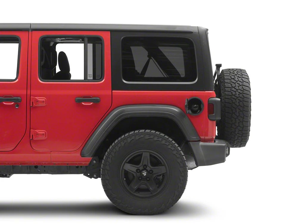 Jeep Licensed by RedRock Fuel Filler Door Cover; Matte Black (18-26 Jeep Wrangler JL) - Image 11