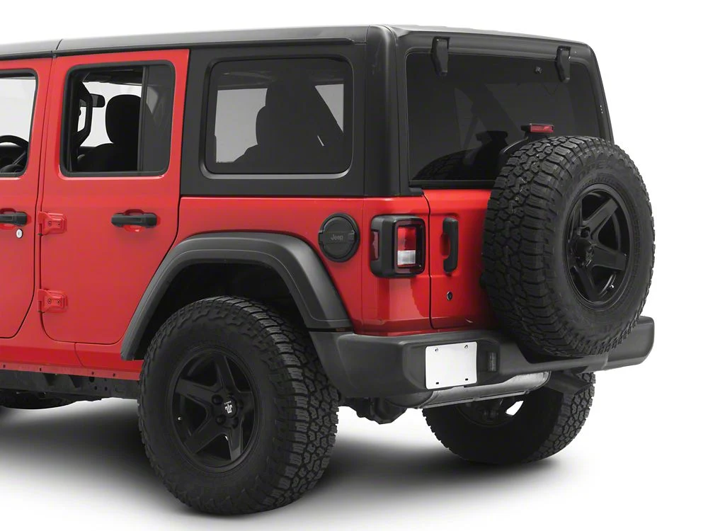 Jeep Licensed by RedRock Fuel Filler Door Cover; Matte Black (18-26 Jeep Wrangler JL) - Image 8