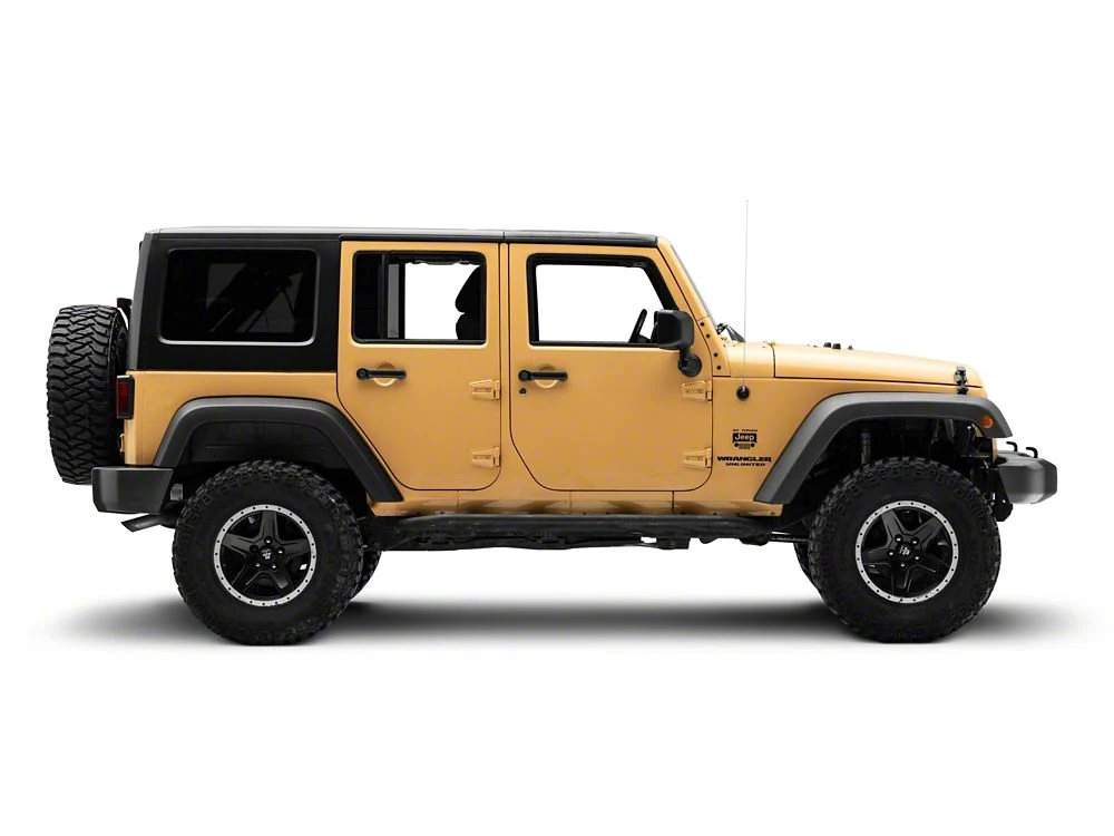 Jeep Licensed by RedRock Go Topless Jeep Decal; Gloss Black (87-18 Jeep Wrangler YJ, TJ & JK) - Image 5