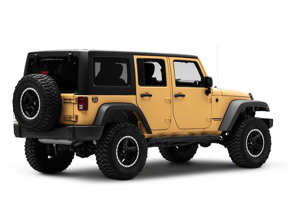 Jeep Licensed by RedRock Go Topless Jeep Decal; Matte Black (87-18 Jeep Wrangler YJ, TJ & JK) - Image 6