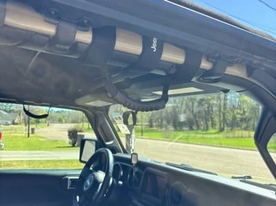 Jeep Licensed by RedRock Grab Handles with Jeep Logo (97-18 Jeep Wrangler TJ & JK) - Image 10
