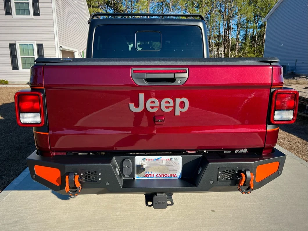 Jeep Licensed by RedRock HD Rear Bumper with Jeep Logo (20-25 Jeep Gladiator JT) - Image 18
