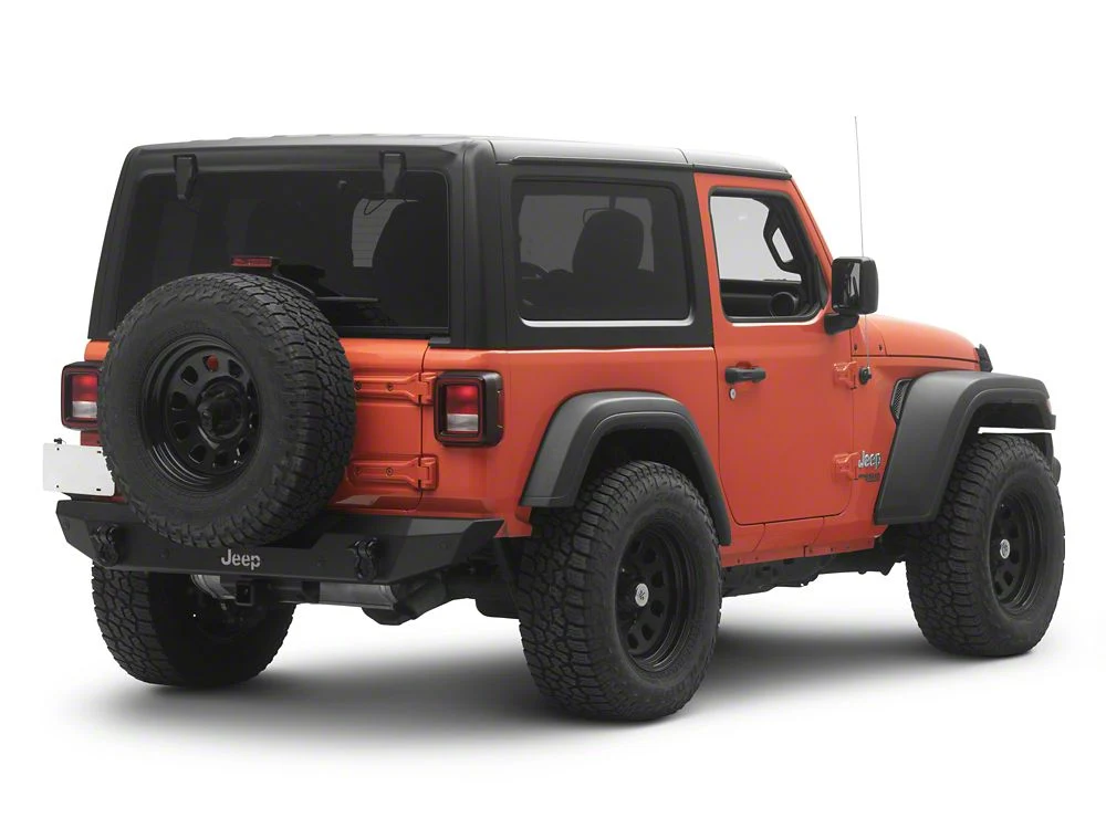 Jeep Licensed by RedRock HD Rear Bumper with LED Jeep Logo Backlight (18-26 Jeep Wrangler JL) - Image 11