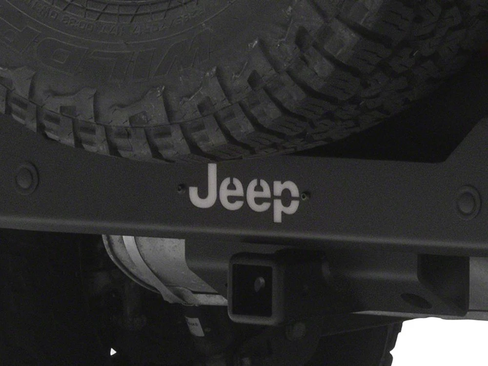 Jeep Licensed by RedRock HD Rear Bumper with LED Jeep Logo Backlight (18-26 Jeep Wrangler JL) - Image 7
