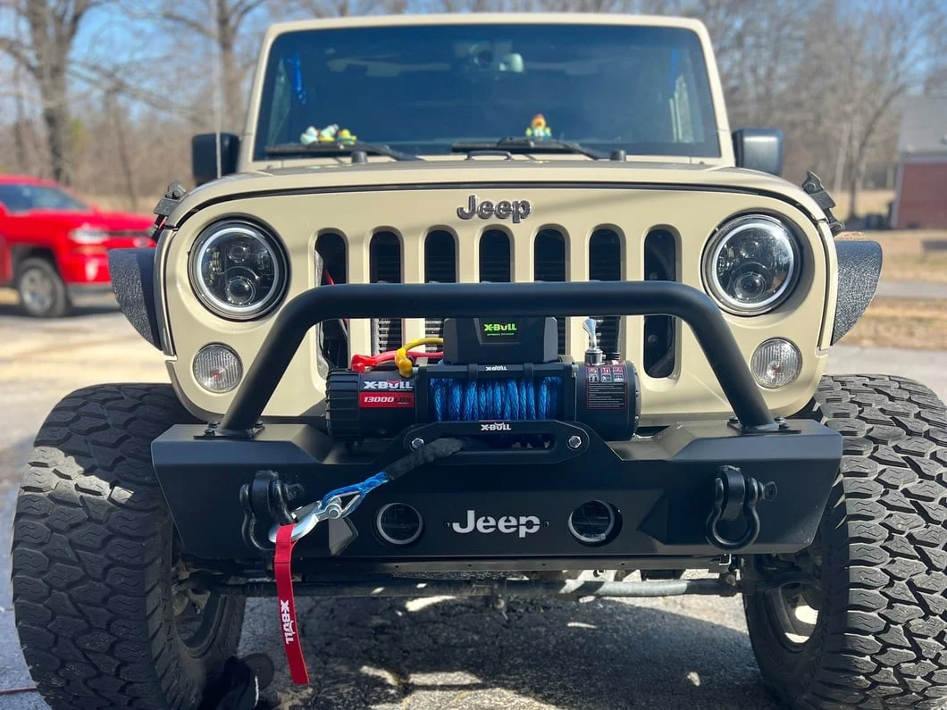Jeep Licensed by RedRock HD Stubby Front Bumper with LED Jeep Logo Backlight (07-18 Jeep Wrangler JK) - Image 18