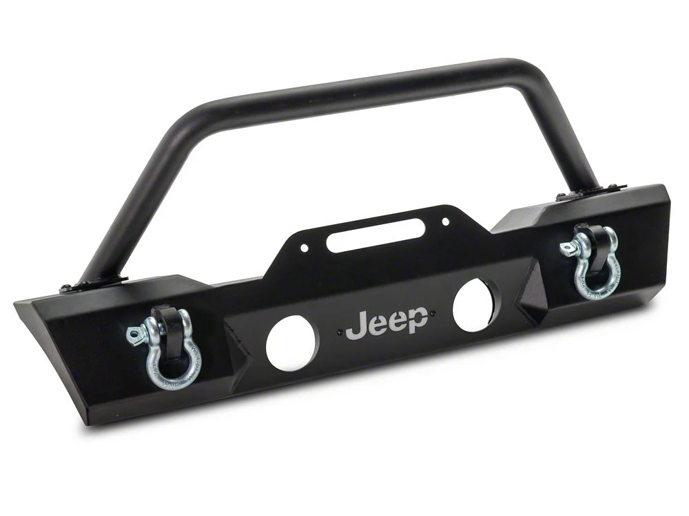 Jeep Licensed by RedRock HD Stubby Front Bumper with LED Jeep Logo Backlight (07-18 Jeep Wrangler JK) - Image 9