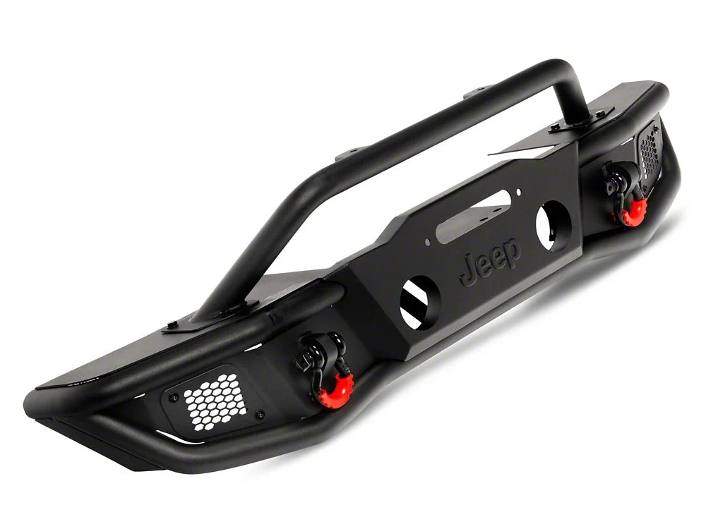 Jeep Licensed by RedRock HD Tubular Front Bumper with Jeep Logo (07-18 Jeep Wrangler JK) - Image 3