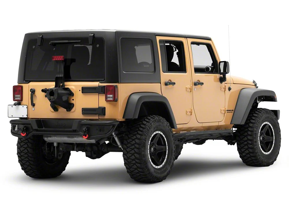 Jeep Licensed by RedRock HD Tubular Rear Bumper with Jeep Logo (07-18 Jeep Wrangler JK) - Image 12
