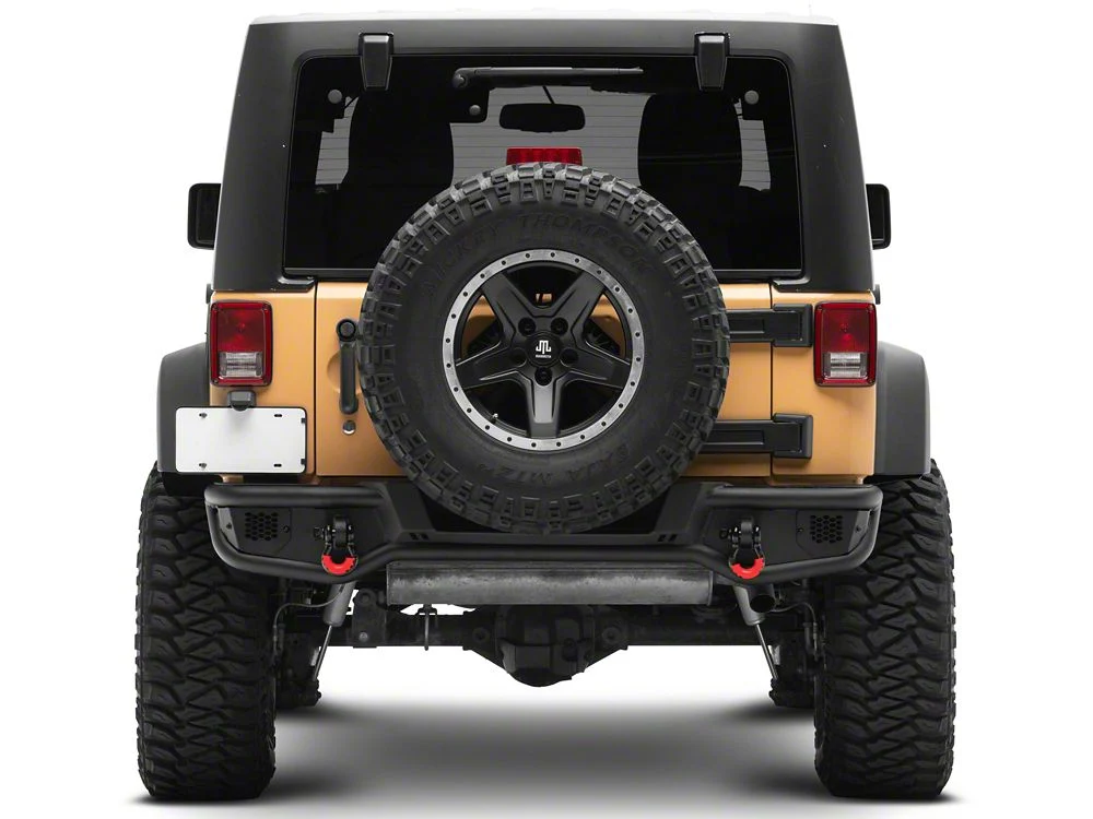 Jeep Licensed by RedRock HD Tubular Rear Bumper with Jeep Logo (07-18 Jeep Wrangler JK) - Image 14