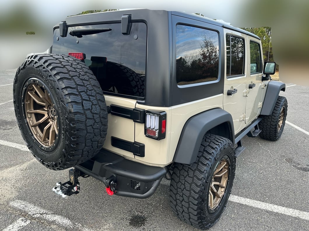 Jeep Licensed by RedRock HD Tubular Rear Bumper with Jeep Logo (07-18 Jeep Wrangler JK) - Image 19