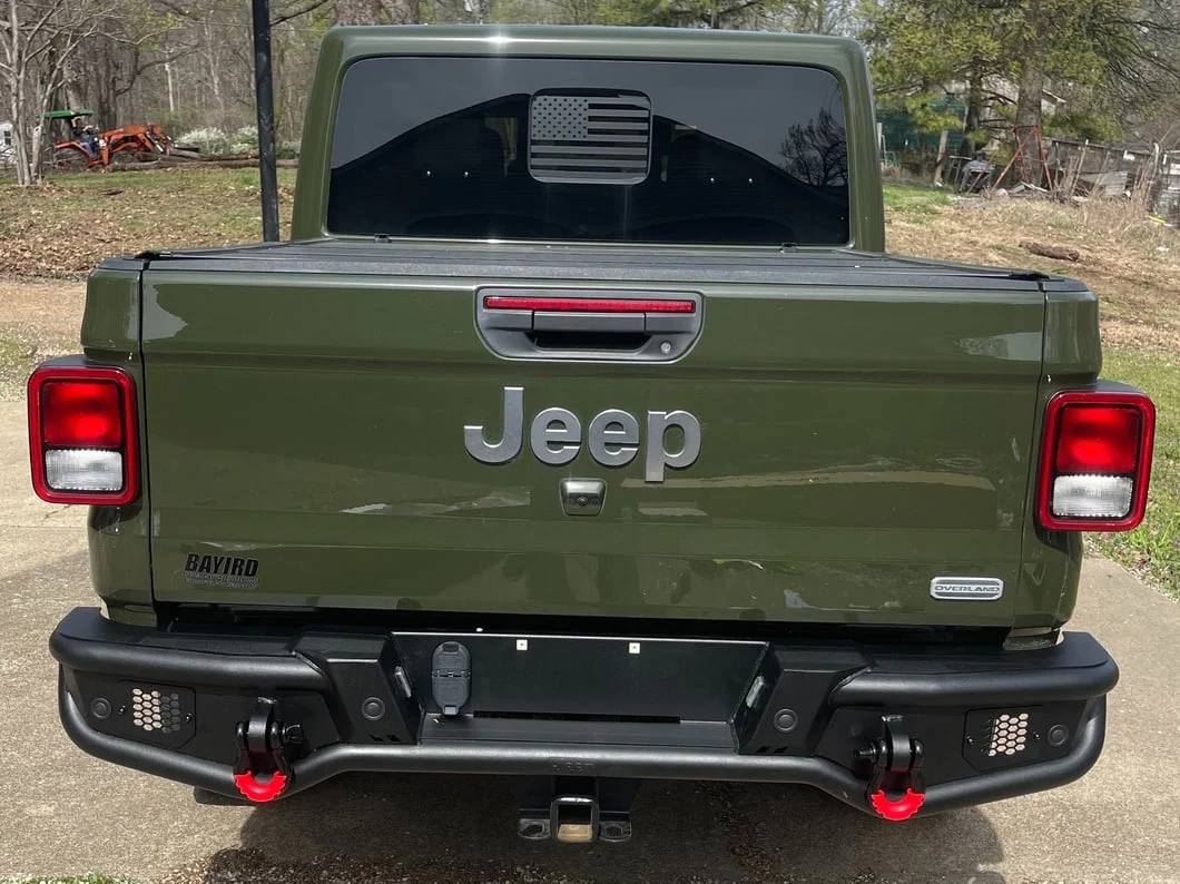 Jeep Licensed by RedRock HD Tubular Rear Bumper with Jeep Logo (20-25 Jeep Gladiator JT) - Image 10