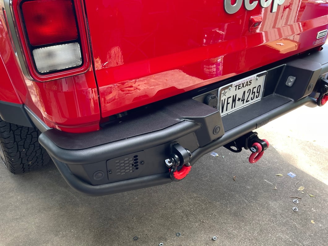 Jeep Licensed by RedRock HD Tubular Rear Bumper with Jeep Logo (20-25 Jeep Gladiator JT) - Image 14