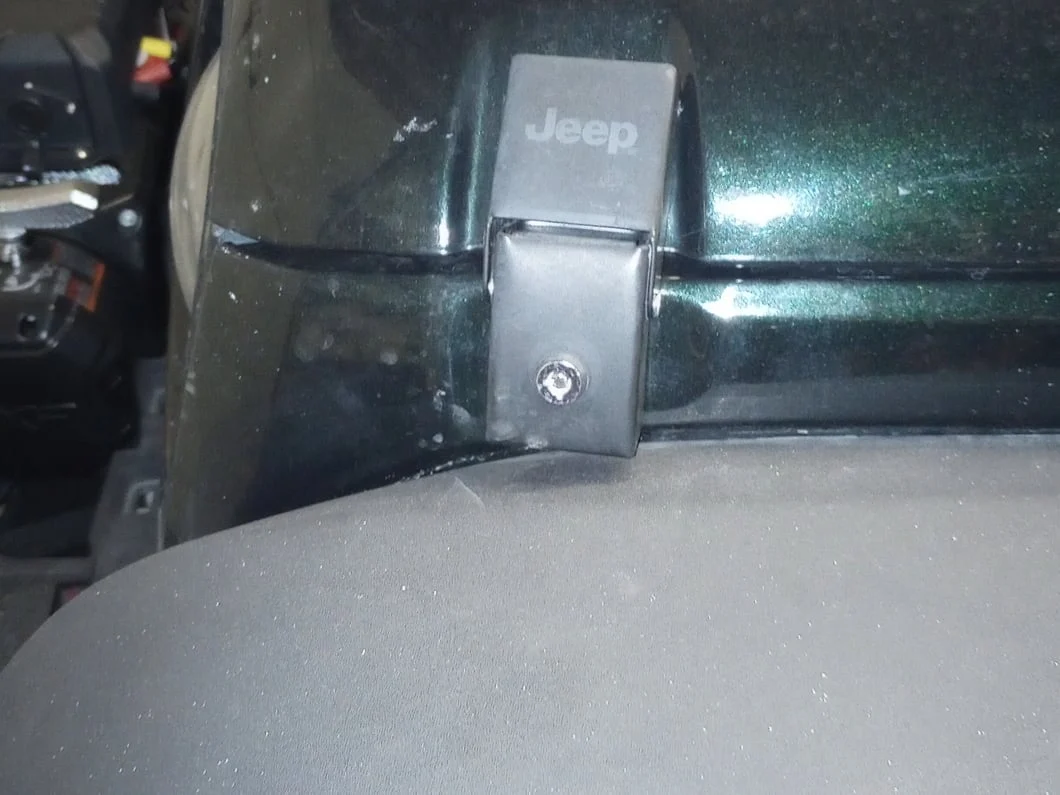 Jeep Licensed by RedRock Hood Lock Kit with Jeep Logo (07-18 Jeep Wrangler JK) - Image 11
