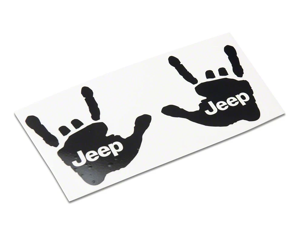 Jeep Licensed by RedRock Jeep Metal Decal; Gloss Black (87-18 Wrangler YJ, TJ & JK) - Image 2