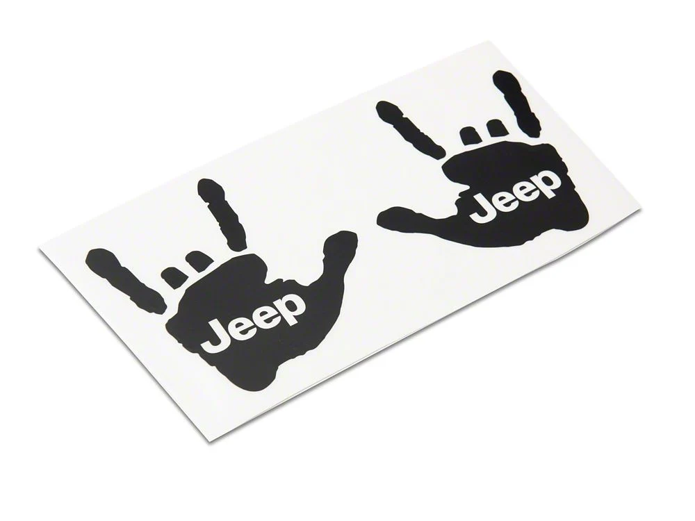 Jeep Licensed by RedRock Jeep Metal Decal; Matte Black (87-18 Wrangler YJ, TJ & JK) - Image 2