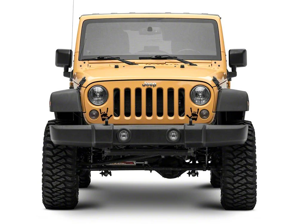 Jeep Licensed by RedRock Jeep Metal Decal; Matte Black (87-18 Wrangler YJ, TJ & JK) - Image 5