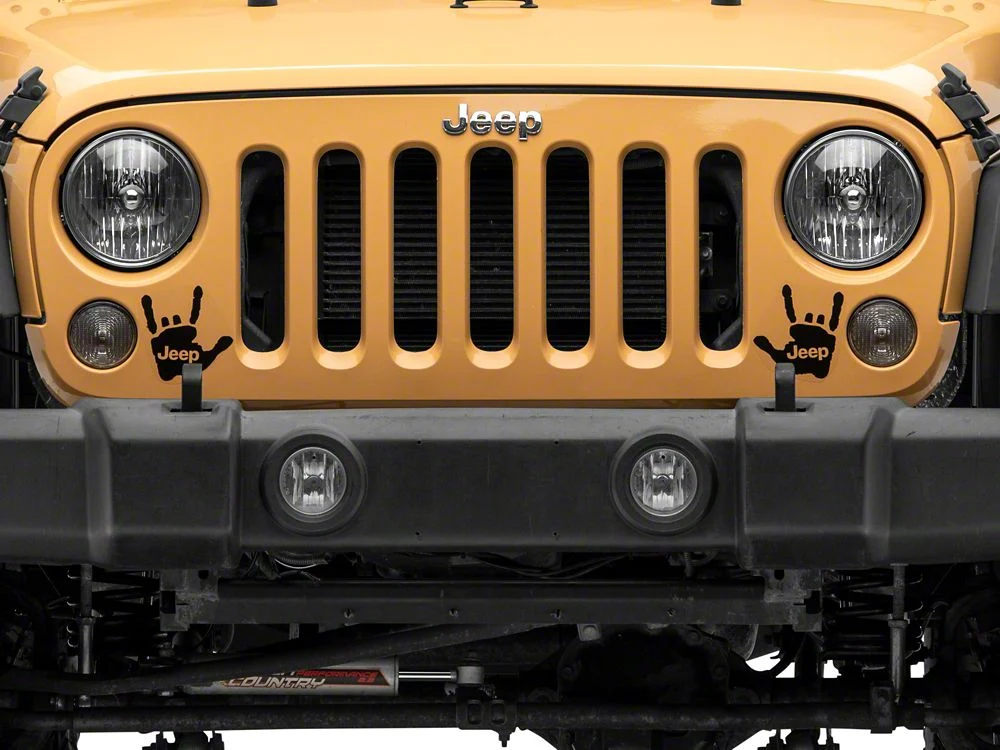 Jeep Licensed by RedRock Jeep Metal Decal; Matte Black (87-18 Wrangler YJ, TJ & JK) - Image 6