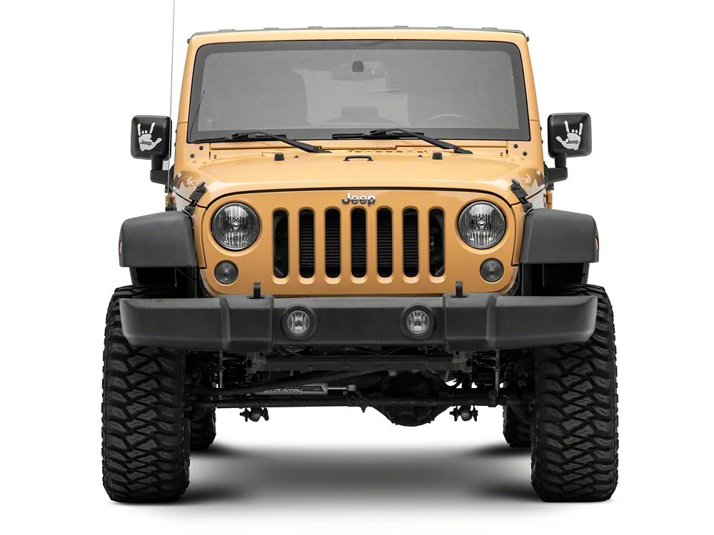Jeep Licensed by RedRock Jeep Metal Decal; White (87-18 Wrangler YJ, TJ & JK) - Image 5