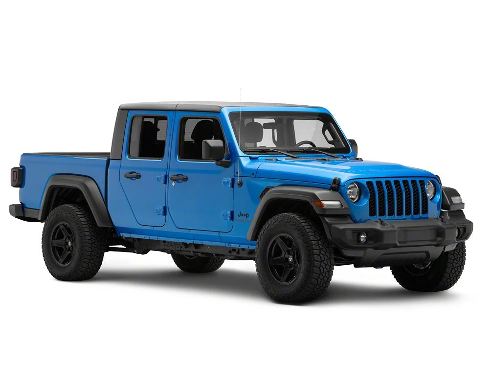 Jeep Licensed by RedRock Jeep Paw Side Logo; Matte Black (20-25 Jeep Gladiator JT) - Image 2