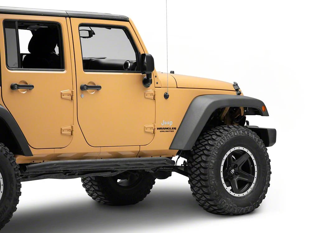 Jeep Licensed by RedRock Jeep Paw Side Logo; Silver (87-18 Jeep Wrangler YJ, TJ & JK) - Image 6
