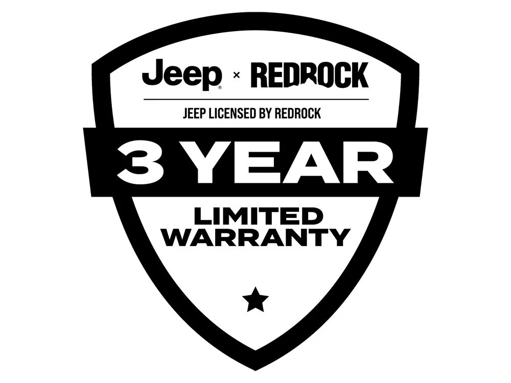 Jeep Licensed by RedRock Jeep Paw Side Logo; Silver (87-18 Jeep Wrangler YJ, TJ & JK) - Image 7
