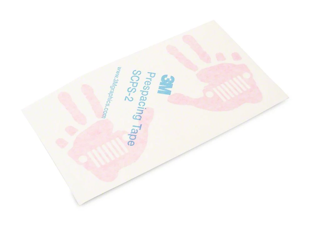 Jeep Licensed by RedRock Jeep Peace Grille Decal; Pink (20-25 Jeep Gladiator JT) - Image 2