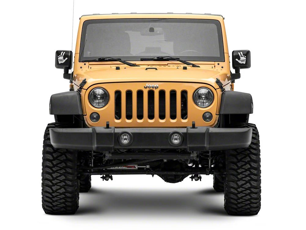 Jeep Licensed by RedRock Jeep Peace Grille Decal; White (87-18 Wrangler YJ, TJ & JK) - Image 5