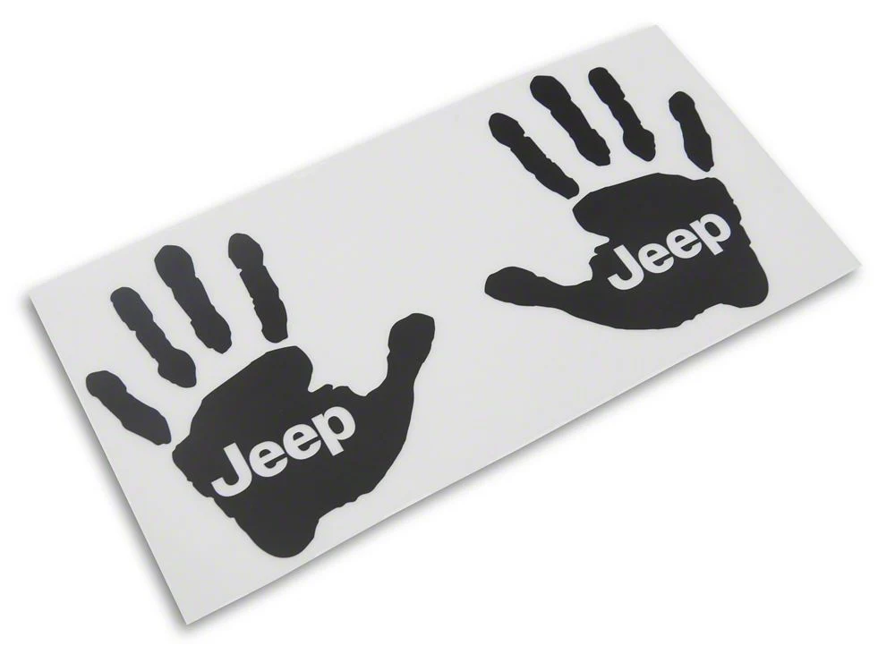 Jeep Licensed by RedRock Jeep Wave Decal; Matte Black (87-18 Jeep Wrangler YJ, TJ & JK) - Image 3
