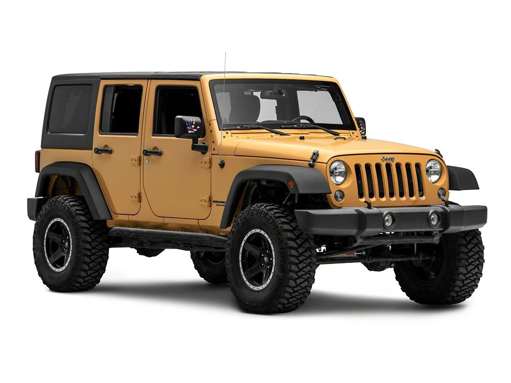 Jeep Licensed by RedRock Jeep Wave Grille Decal; Real Flag (87-18 Wrangler YJ, TJ & JK) - Image 4