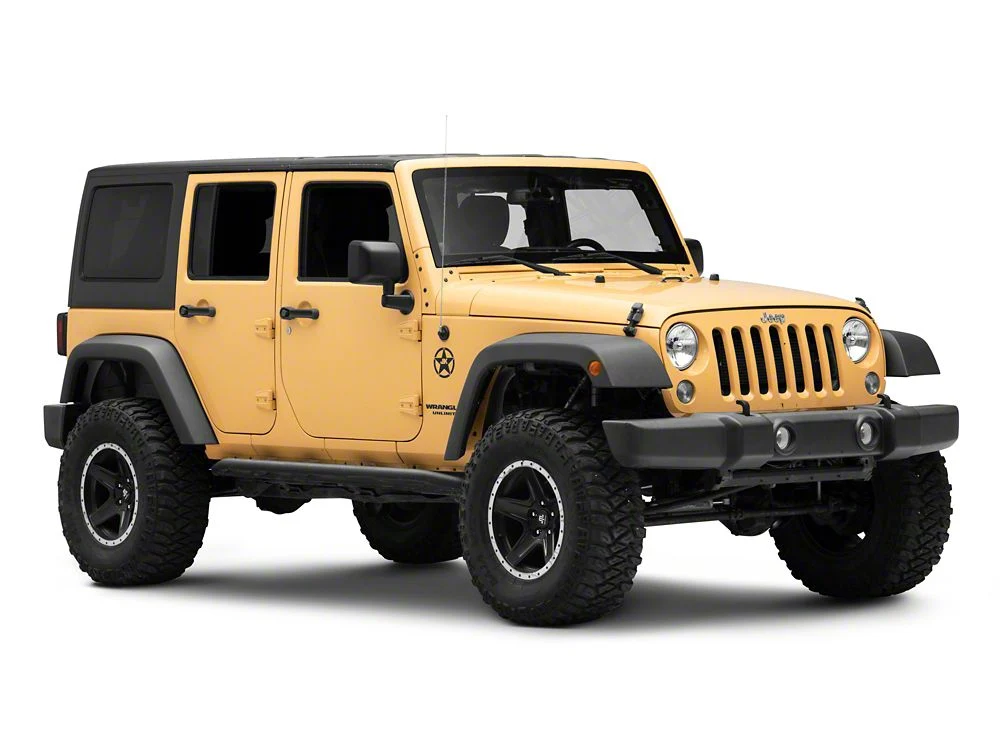 Jeep Licensed by RedRock JK Star Accent Decal; Black (07-18 Jeep Wrangler JK) - Image 6