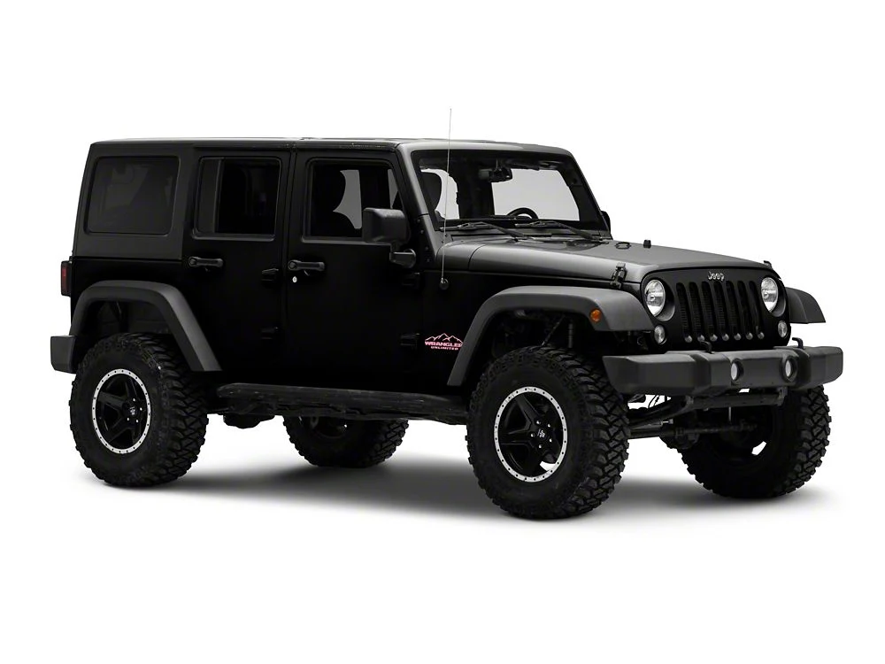 Jeep Licensed by RedRock Mountain Wrangler Unlimited Decal; Pink (87-18 Jeep Wrangler YJ, TJ & JK) - Image 4