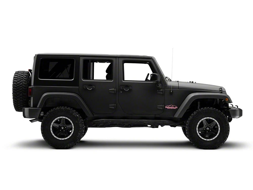 Jeep Licensed by RedRock Mountain Wrangler Unlimited Decal; Pink (87-18 Jeep Wrangler YJ, TJ & JK) - Image 6