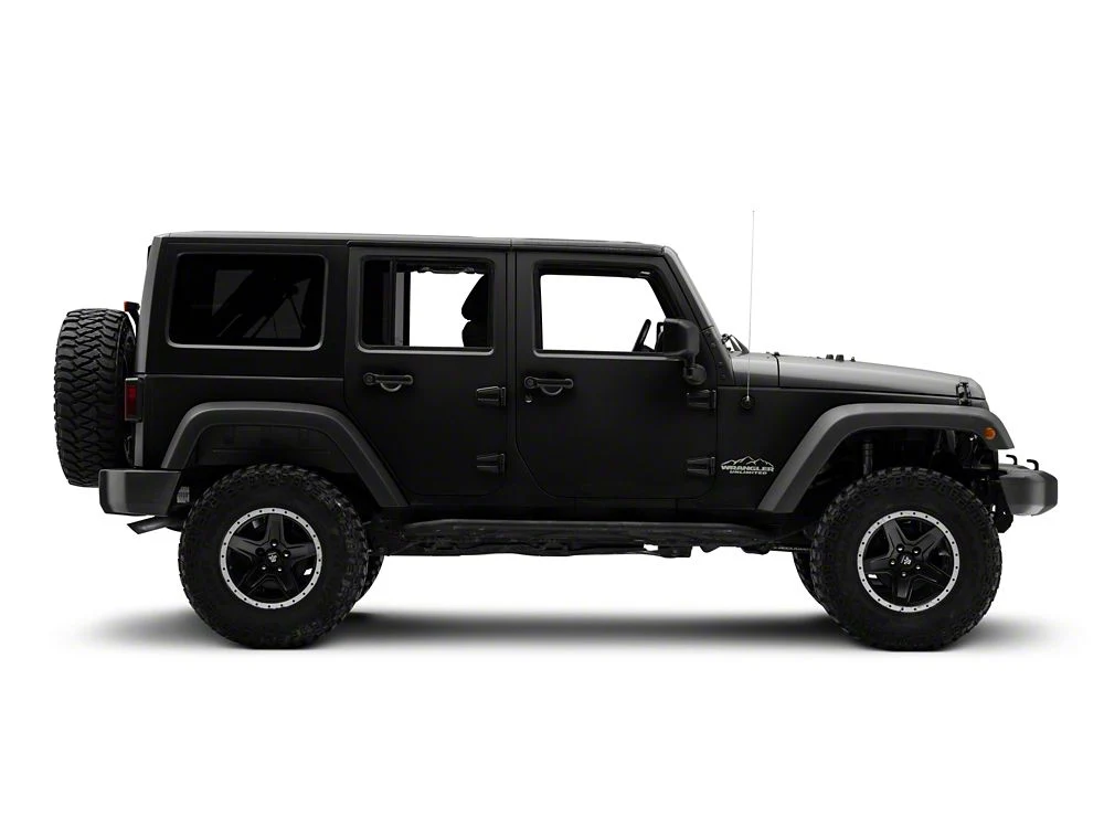 Jeep Licensed by RedRock Mountain Wrangler Unlimited Decal; Silver (87-18 Jeep Wrangler YJ, TJ & JK) - Image 6