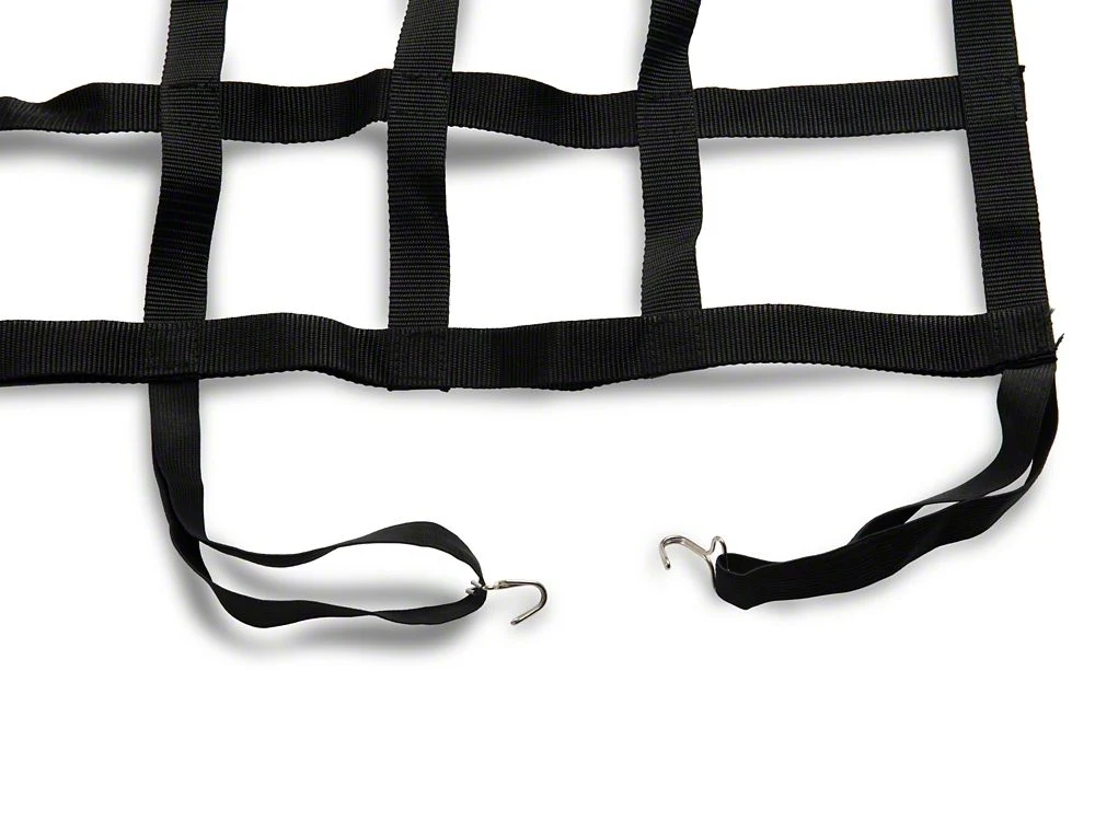 Jeep Licensed by RedRock Rear Seat Cargo Net/Pet Divider with Jeep Logo (07-18 Jeep Wrangler JK 4-Door) - Image 6