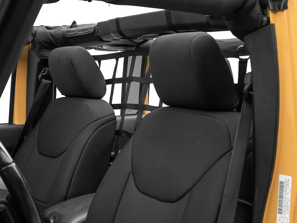 Jeep Licensed by RedRock Rear Seat Cargo Net/Pet Divider with Jeep Logo (07-18 Jeep Wrangler JK 4-Door) - Image 8
