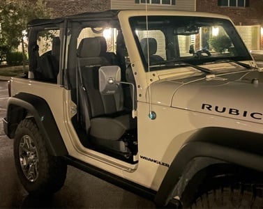 Jeep Licensed by RedRock Rectangular Adventure Mirrors with Engraved Jeep Logo; Textured Black (76-25 Jeep CJ7, Wrangler YJ, TJ, JK & JL) - Image 13