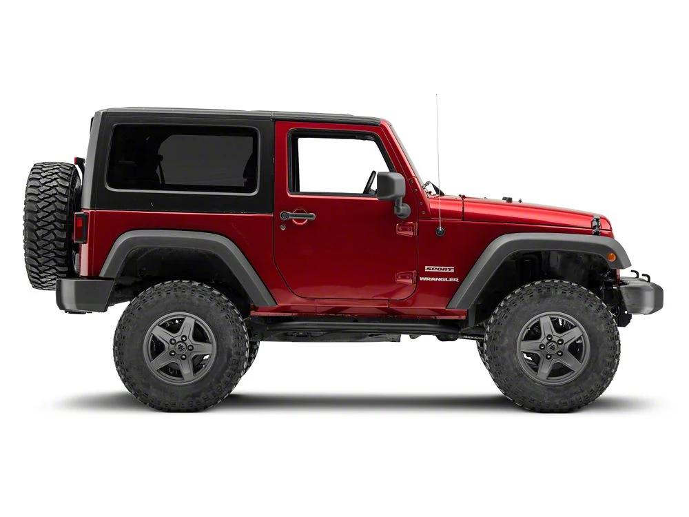 Jeep Licensed by RedRock Rock Sliders with Jeep Logo (07-18 Jeep Wrangler JK 2-Door) - Image 10