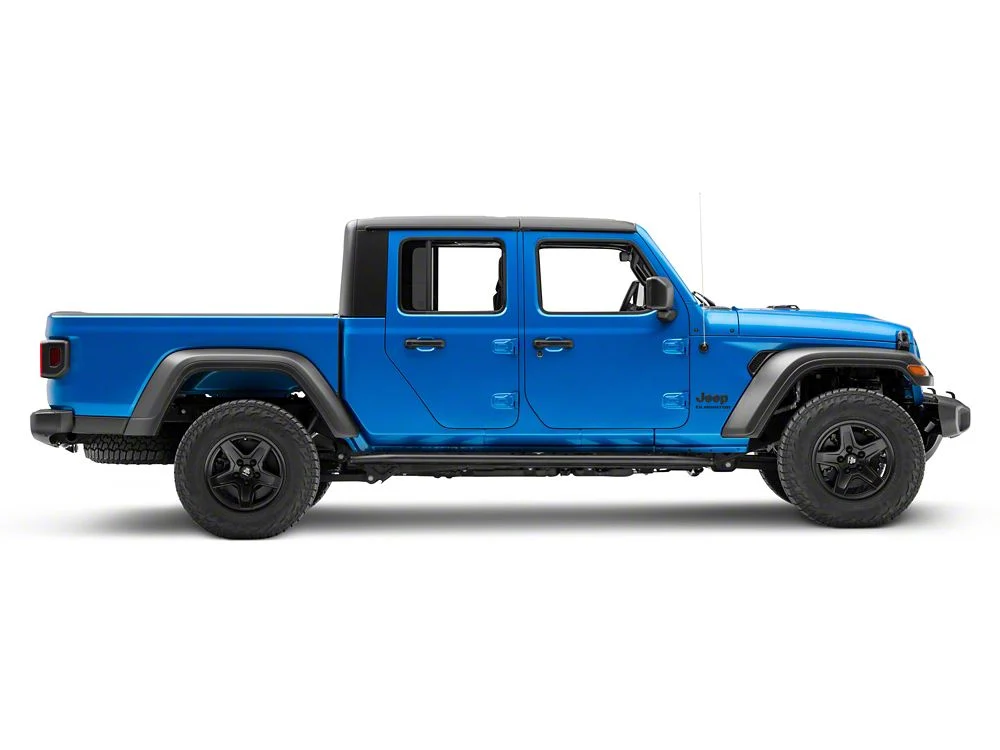 Jeep Licensed by RedRock Rock Sliders with Jeep Logo; Textured Black (20-25 Jeep Gladiator JT) - Image 11